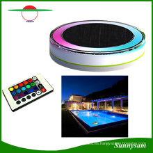 Colorido y RGB Solar piscina LED luz Solar romántico flotante luz LED en el agua con control remoto